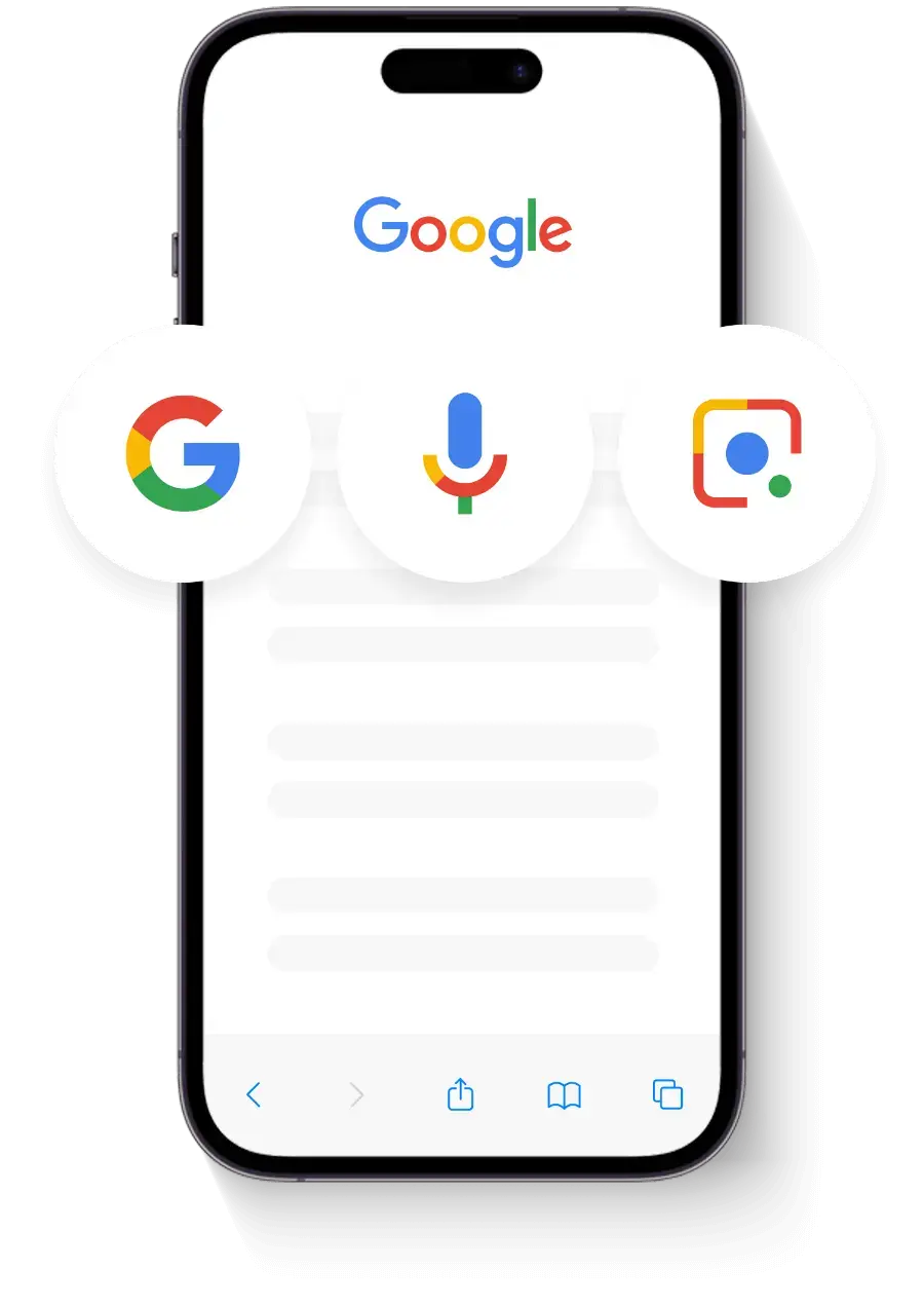Google search options